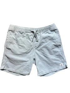 Pantalones Cortos Katin Para Hombre Medianos Azul Claro Pana Cordón Cintura Elástica Informales 6" - Imagen 1 de 8