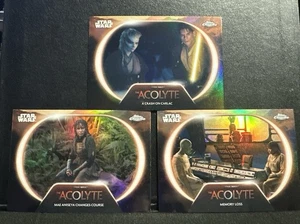 2025 Topps Chrome Star Wars The Acolyte Refractor (3) - Picture 1 of 5