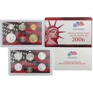 2006 Silver Proof Set U.S. Mint Original Government Packaging OGP COA - Picture 1 of 7