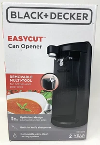Black + Decker EASYCUT Can Opener Model : EC500B New Open Box - Bild 1 von 7