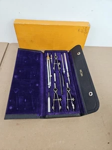 Dietzgen Kromet Drafting Set 1095-J Vintage With Box - Picture 1 of 9