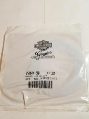 1990-2007 Harley Davidson Air Cleaner Gasket Evolution Twin Cam 27044-90 - Image 1 of 4