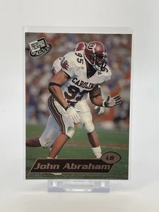 2000 Press Pass Football Card #21 John Abraham South Carolina Silver Foil - Picture 1 of 2