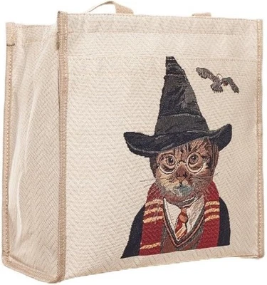Signare Shopper Bag - Magical Cat - Image 1 of 4