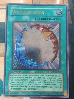 Wunderfusion CRV-DE039 Ultimate Rare DE NM 1st Edition Clean YUGIOH - Bild 1 von 4