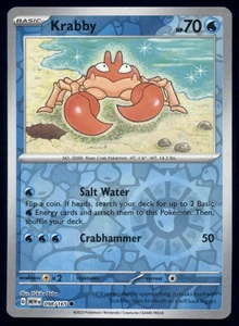 Krabby 098/165 SV: Scarlet & Violet 151 Reverse Holo quasi nuovo - Foto 1 di 2