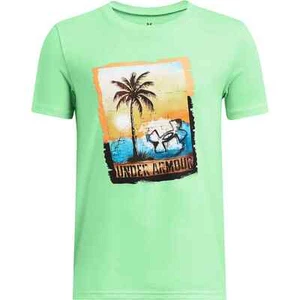 UNDER ARMOUR ' BOYS ' IN THE SHADE TEE ' GREEN ' YOUTH MEDIUM - Picture 1 of 1