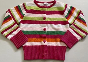 Gymboree Grown With Love Striped Cardigan Sweater 4 - Picture 1 of 2