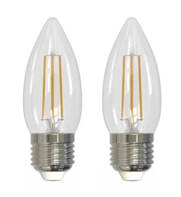 Bulbrite 2 Pack LED Filament Dimmable Light, 776862, 4.5W, 350 Lumens, 120V - Image 1 of 3