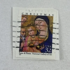 Sano Di Pietro National Gallery Of Art 1997 Christmas Stamp USA 32 Scott 3176 - Picture 1 of 1