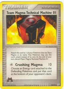 (pok-MA-084) Team Magma Technical Machine # 1 (U) Pokemon Card # 84 - Picture 1 of 1