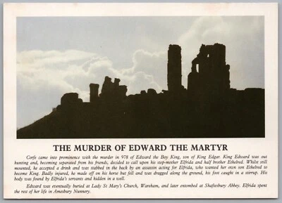 Corfe Castle Dorset Postcard - Image 1 of 2