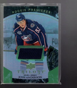 B2282- 2015-16 Upper Deck Trilogy Rainbow Grün #122 Josh Anderson JSY /599 - Bild 1 von 2
