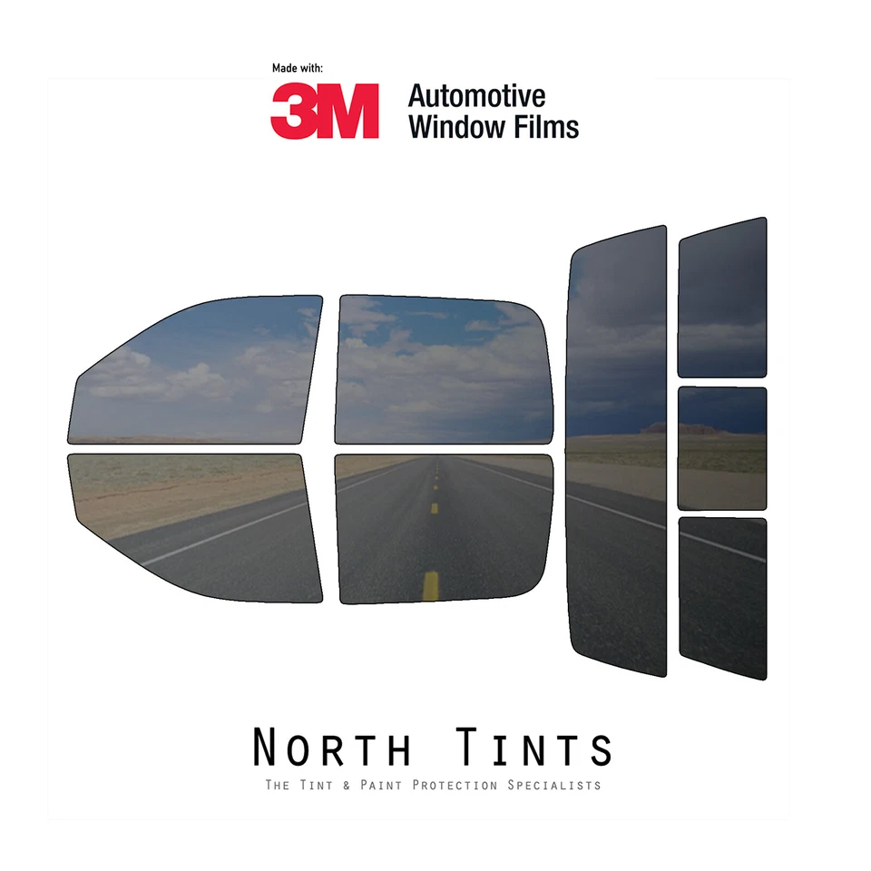 Película de tinte de ventana precortada 3M COLOR ESTABLE Dodge Ram 3500 2014-2026 4 puertas doble cabina Foto 1 de 4