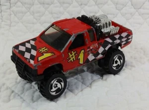 Hot Wheels #131 1991 Nissan Hardbody Lifted Pickup Truck (3" Long, 1 1/2" Tall) - Picture 1 of 13
