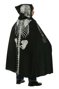 KID'S SKELETON CAPE - CHILD COSTUME - Picture 1 of 1