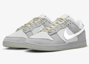 Men's Nike Dunk Low Wolf Grey Pure Platinum Running Shoes DX3722-001 Size 10.5 - Picture 1 of 5