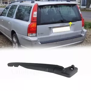 Black Rear Windshield Wiper Blade Arm Set For Volvo V70 2004-2007 OEM: 8662751 - Bild 1 von 6