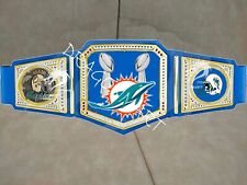 Miami Dolphins AFC Championship Belt American Football Super Bowl Belt 2mm Brass
