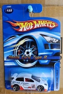 Hot Wheels 2006 - HONDA CIVIC TYPE R EP3 [WHITE] NEAR MINT LONG CARD GOOD  - Picture 1 of 5