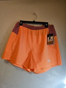 The North Face Women's Large cantaloupe/mahogany Wander Shorts (12) - Picture 1 of 3