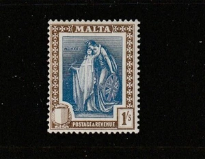 Malta 1922/6 Defs 1/- frisch MM SG 134 - Bild 1 von 2