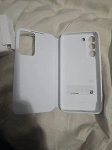 Samsung Smart Clear View Cover für Galaxy S22 - Weiß - Bild 1 von 4