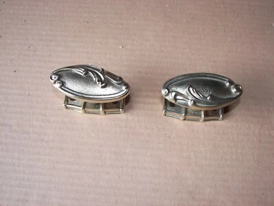 poignées de porte ancienne en laiton,poignée fenêtre , vintage - Photo 1/3