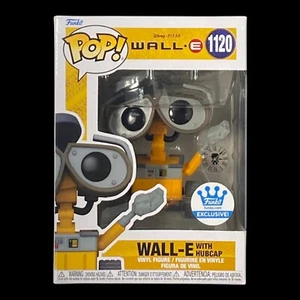 Funko Pop + Protector! Disney #1120 Wall-E with Hubcap (Funko Shop) *Mint* - Picture 1 of 12