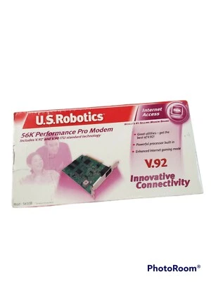 New USRobotics USR5610B 56 Kbps Performance Pro Modem Robotics  - Image 1 of 4