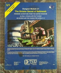 U1 The Sinister Secret of Saltmarsh - TSR - Vintage - D&D - Picture 1 of 12