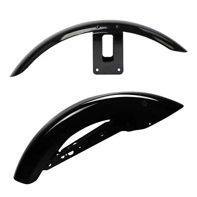 Vivid Black Front & Rear Fenders Fit For Harley Sportster XL 1200 883 2004-2022 - Image 1 of 4