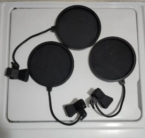 3x Clip-On Mikrofon Pop Filter für Studioaufnahmen - Bild 1 von 6