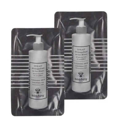 Leche limpiadora Sisley LYSLAIT con muestra de lirio blanco 5 ml x 2 piezas = 10 ml Foto 1 de 3