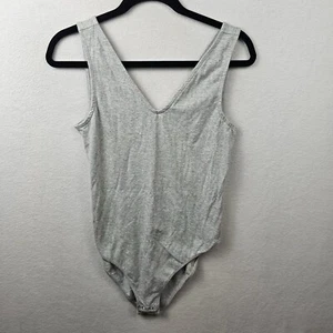 Gap Body Suit Girl’s Size Medium Gray Sleeveless Bottom Snap Leotard - Picture 1 of 7