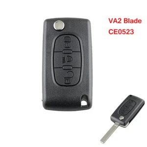 3 Tasten Auto Klapp Schlüssel Gehäuse Für Citroen C4 Grand Picasso 10-2013 2012 - Bild 1 von 14