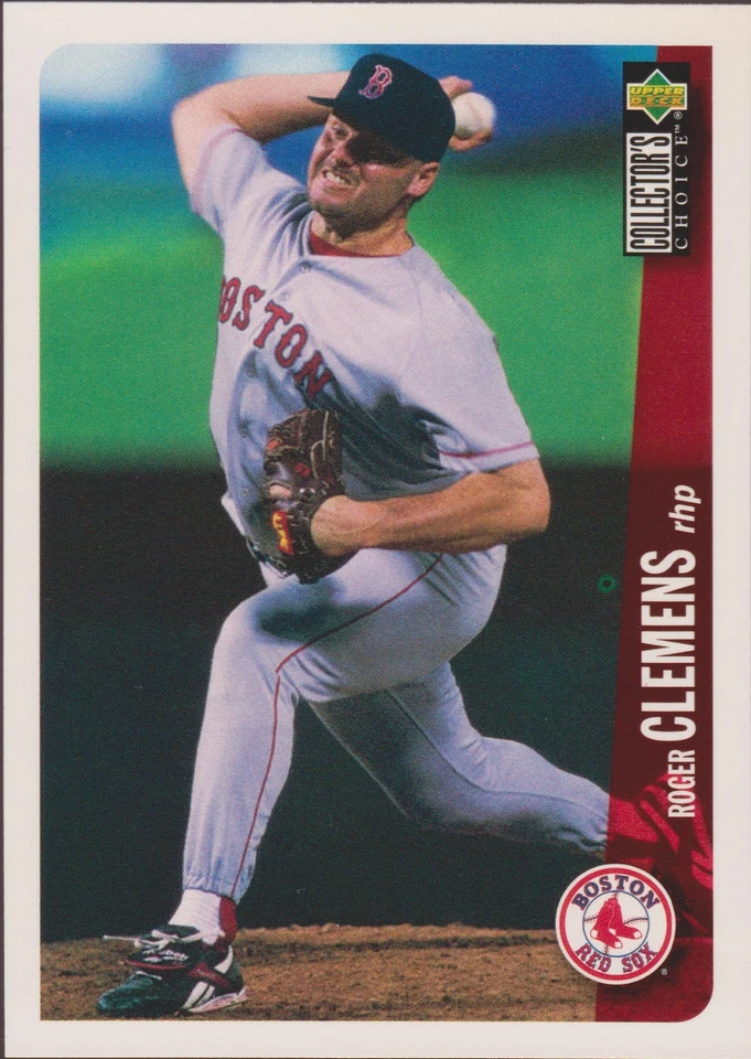 1996 Collector's Choice Roger Clemens #60 Boston Red Sox Baseball Card - Image 1 of 1