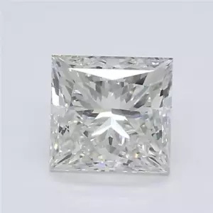 CVD 1.50 Ct IGI Certified Princess Cut Loose HPHT Lab Grown Diamond VS2 G Color - Picture 1 of 5