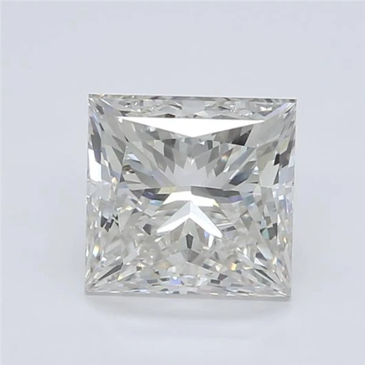 CVD 1.50 Ct IGI Certified Princess Cut Loose HPHT Lab Grown Diamond VS2 G Color - Image 1 of 4
