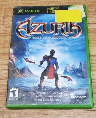 Azurik Rise of Perathia Original XBOX Black Label Game No Manual  - Image 1 of 4