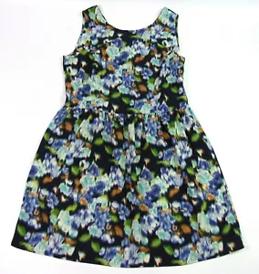 United Colors Of Benetton Sleeveless Floral Pattern Sun Dress | SIZE L - Picture 1 of 11