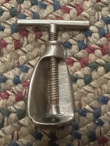 Vintage Metal T Bar Screw Nut Cracker - Picture 1 of 2