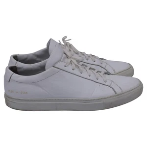Zapatillas bajas Common Projects Aquiles en cuero de becerro blanco para hombre color crudo talla 44 - Imagen 1 de 9