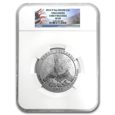 2012-P 5 oz Silver ATB Hawaii SP-69 NGC (ER) - Image 1 of 3