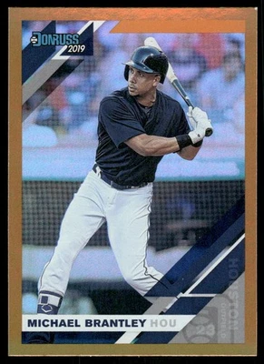 2019 Donruss Holo Orange #63 Michael Brantley - BB - Image 1 of 2