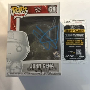 John Cena L Autogramm handsigniert Funko Pop 59 JSA COA AUTH WWE THE ROCK WRESTLE - Bild 1 von 2