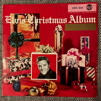 ♫ LP 1957 1961 Elvis Presley CHRISTMAS ALBUM RCA s6 s7 LOC 1035 MATTE LABEL NM ♫ - Bild 1 von 4
