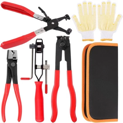 5Pcs 4Types CV Joint Boot Clamp Pliers, Hose Clamp Pliers, ATV CV Axle Boot Cla - image 1 of 4