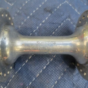 Old School 36h SUNSHINE GYROMASTER Old School BMX Front Hub-100mm Medium Flange - Picture 1 of 3