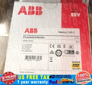 ABB 2TLA010050R0000 sentry SSR10 safety relay 24vdc new in box US Free TAX - Picture 1 of 9